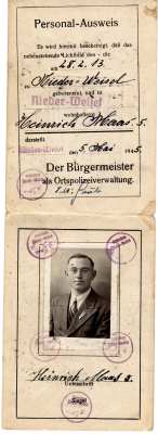 enlarge picture  - id-card temporary 1945