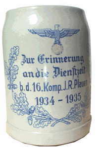 enlarge picture  - beer-stein army souvenir
