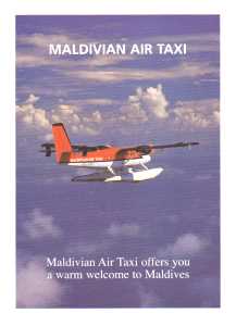 greres Bild - Prospekt Luftfahrt Maldiv
